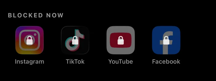Blocked Now: Instagram, TikTok, YouTube, and Facebook